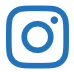 Blue Instagram Camera Logo